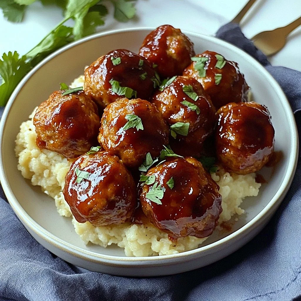 BBQ Chicken Meatballs