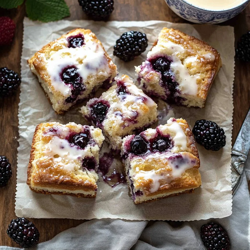 Blackberry Butter Swim Biscuits