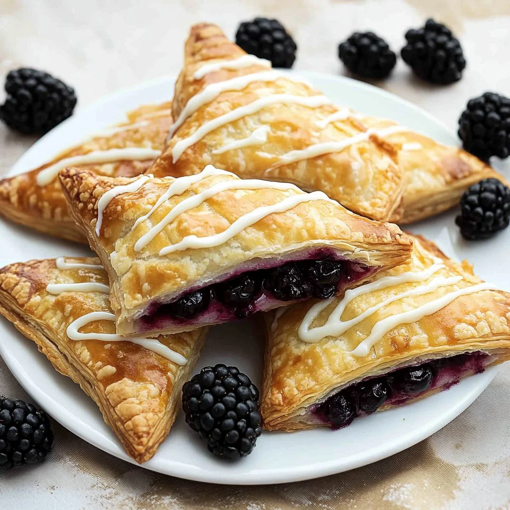 Blackberry Cream Cheese Turnovers