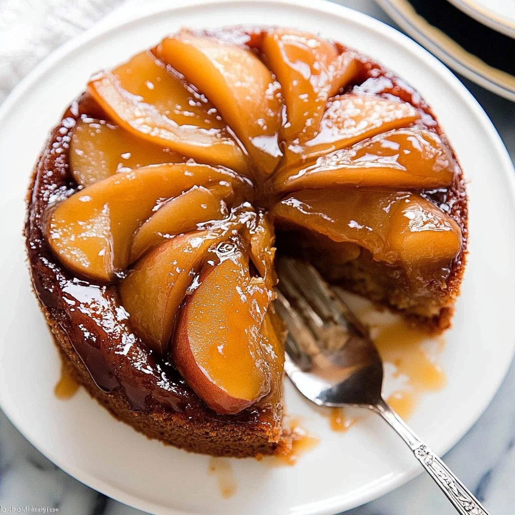 Caramel Apple Upside Down Cake
