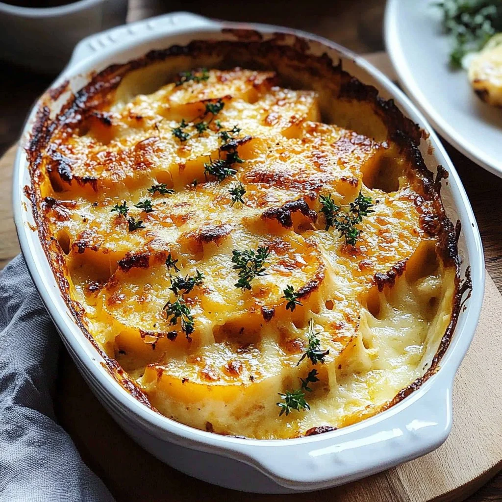 Cheesy Roasted Root Vegetable Gratin