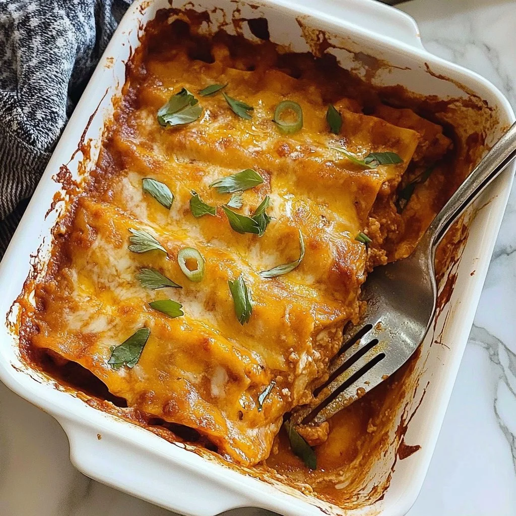 Chicken Enchilada Lasagna