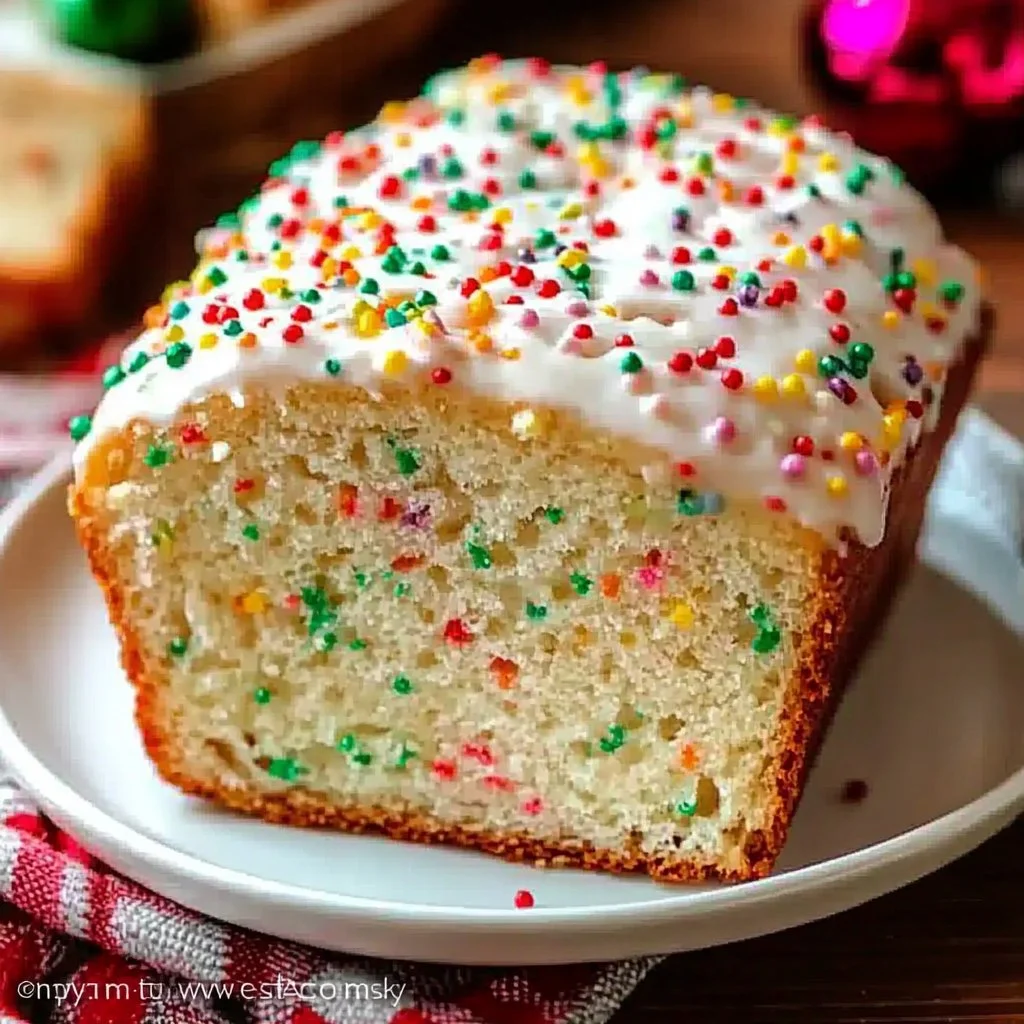 Christmas Funfetti Bread