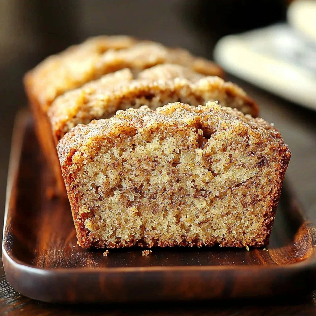Cinnamon Sugar Banana Bread