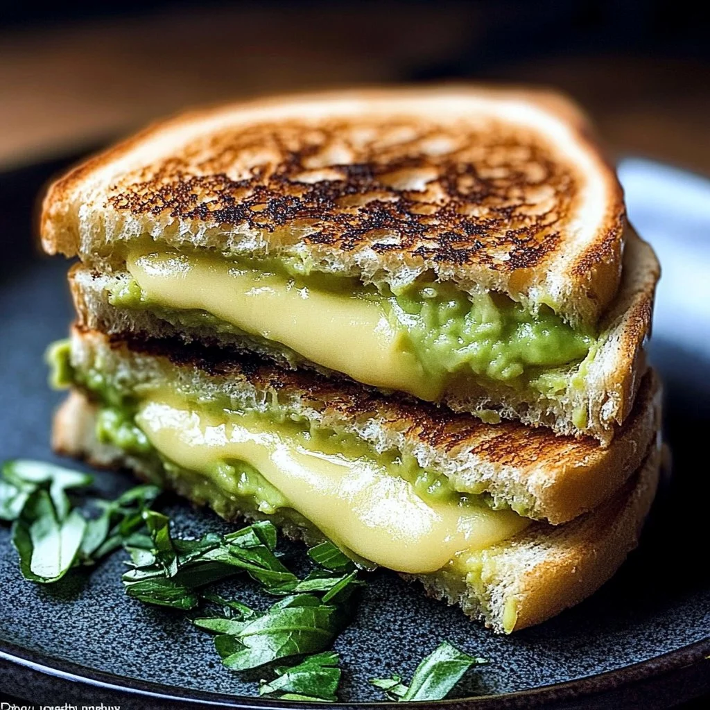 Creamy Avocado Grilled Cheese