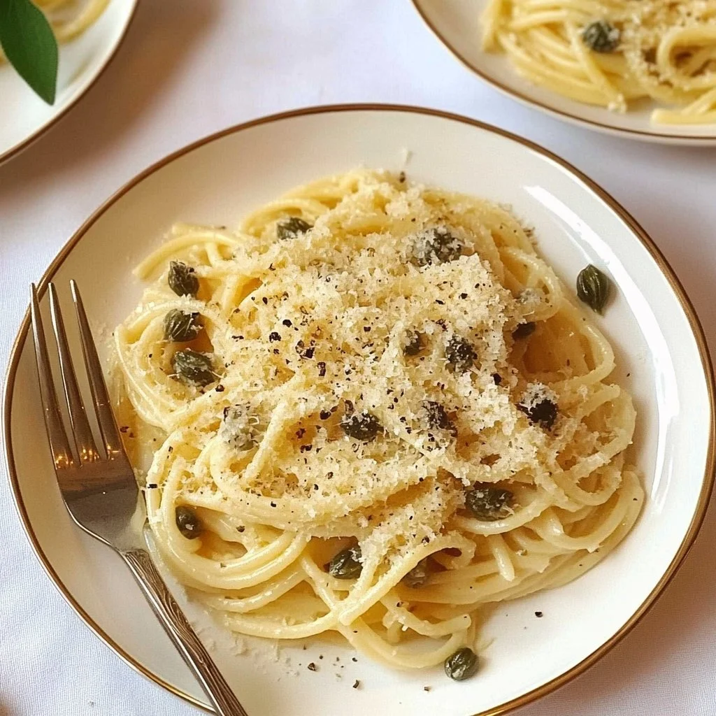 Creamy Lemon Caper Pasta