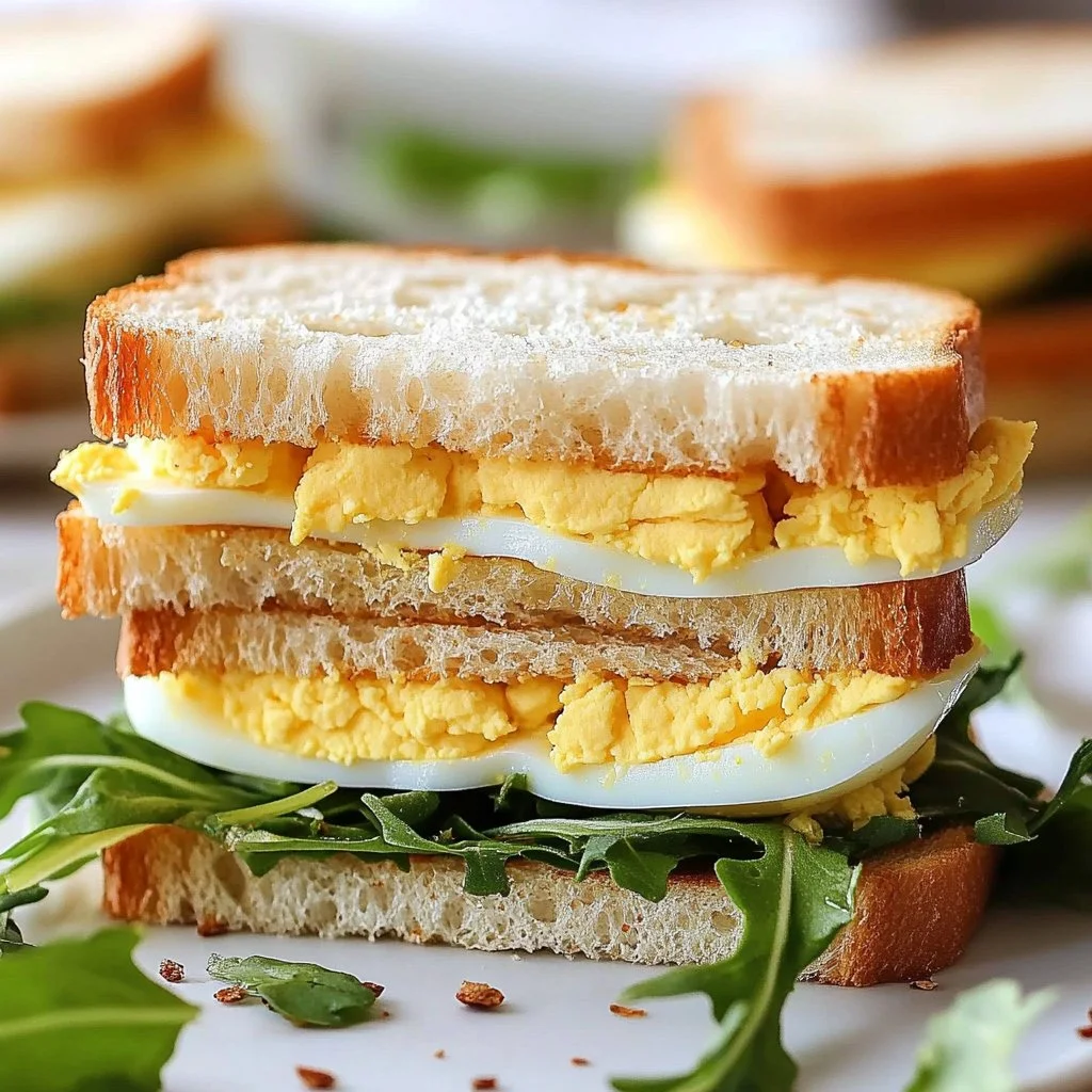 Creamy Soft-Boiled Egg Sandwich
