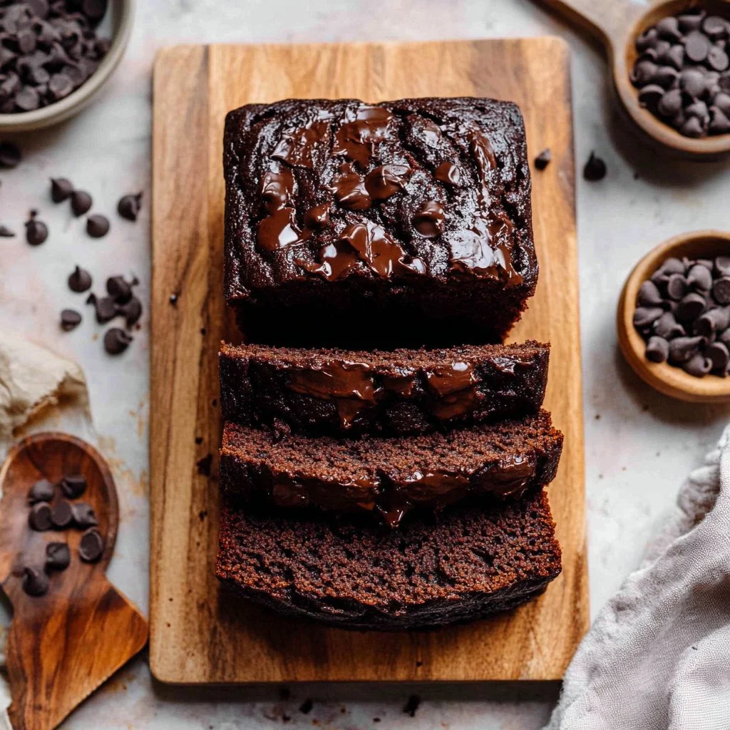 Double Chocolate Banana Bread