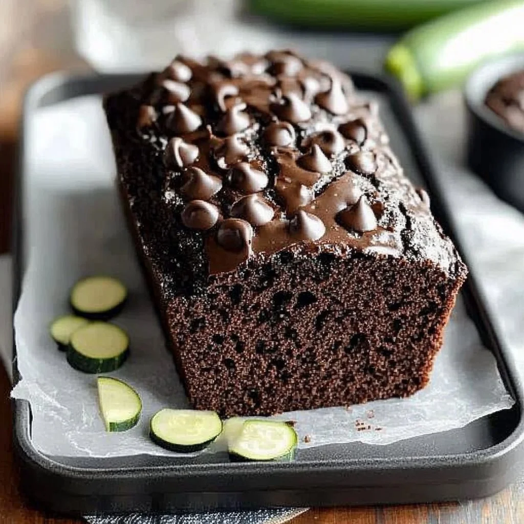 Double Chocolate Zucchini Bread