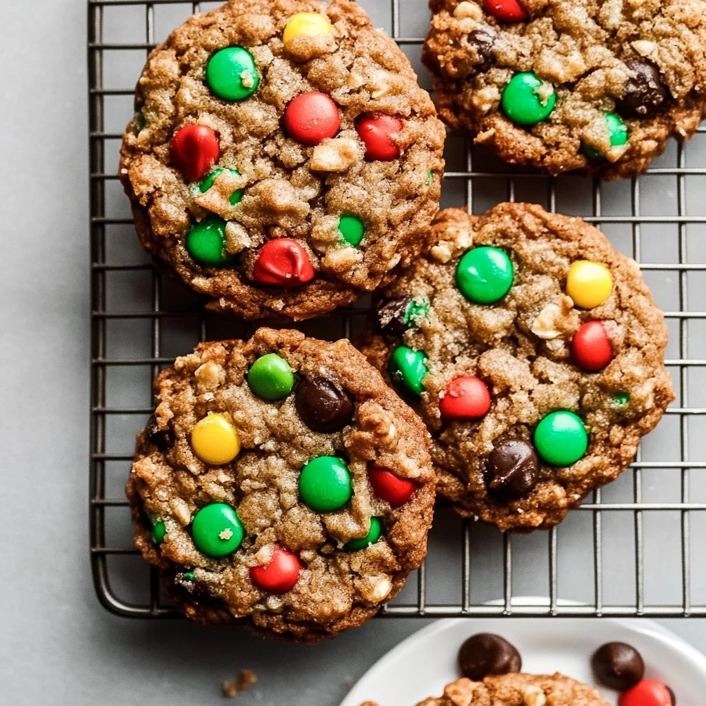 Flourless Monster Cookies