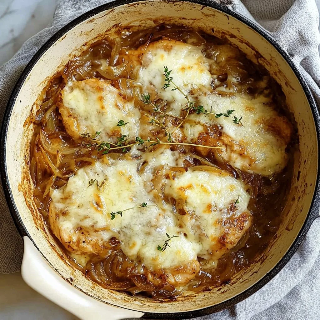 French Onion Chicken Skillet