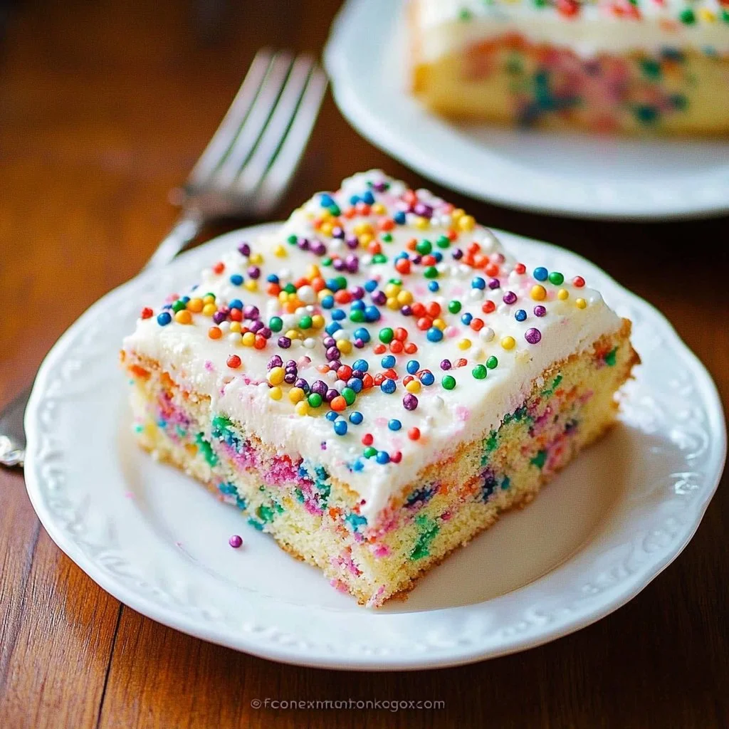 Funfetti Sheet Cake
