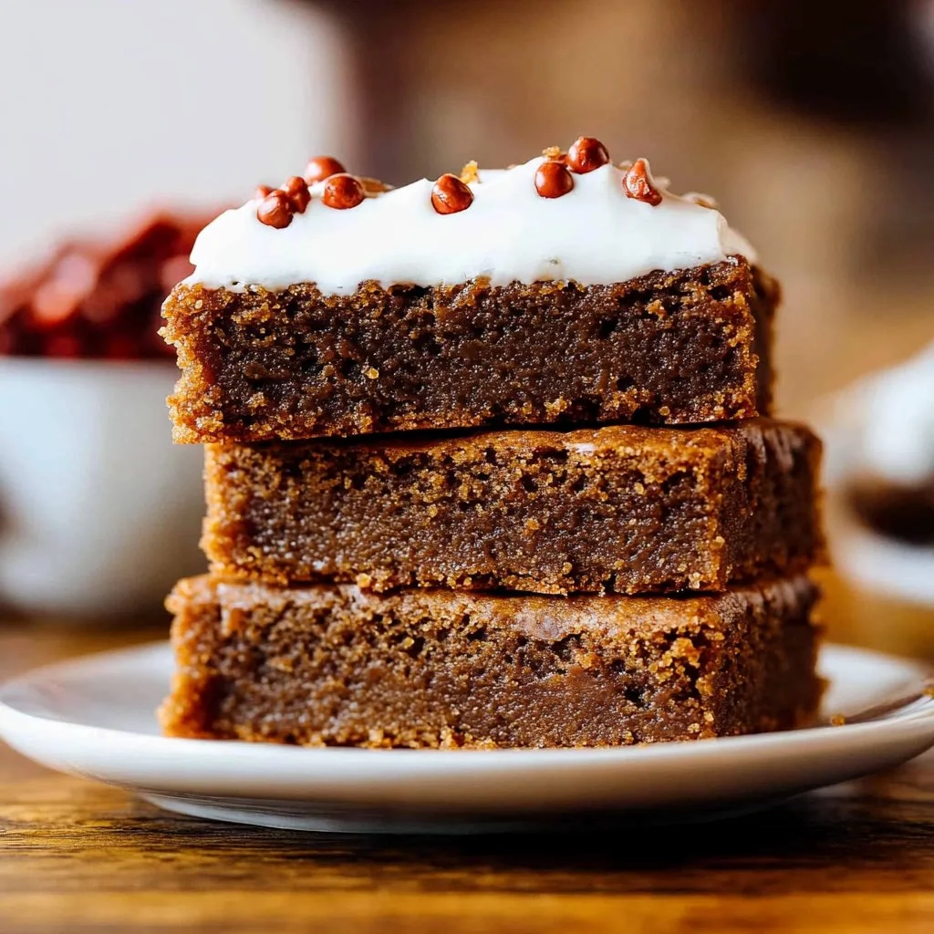 Gingerbread Cookie Bars