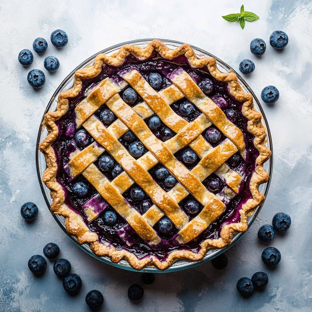 Homemade Blueberry Pie