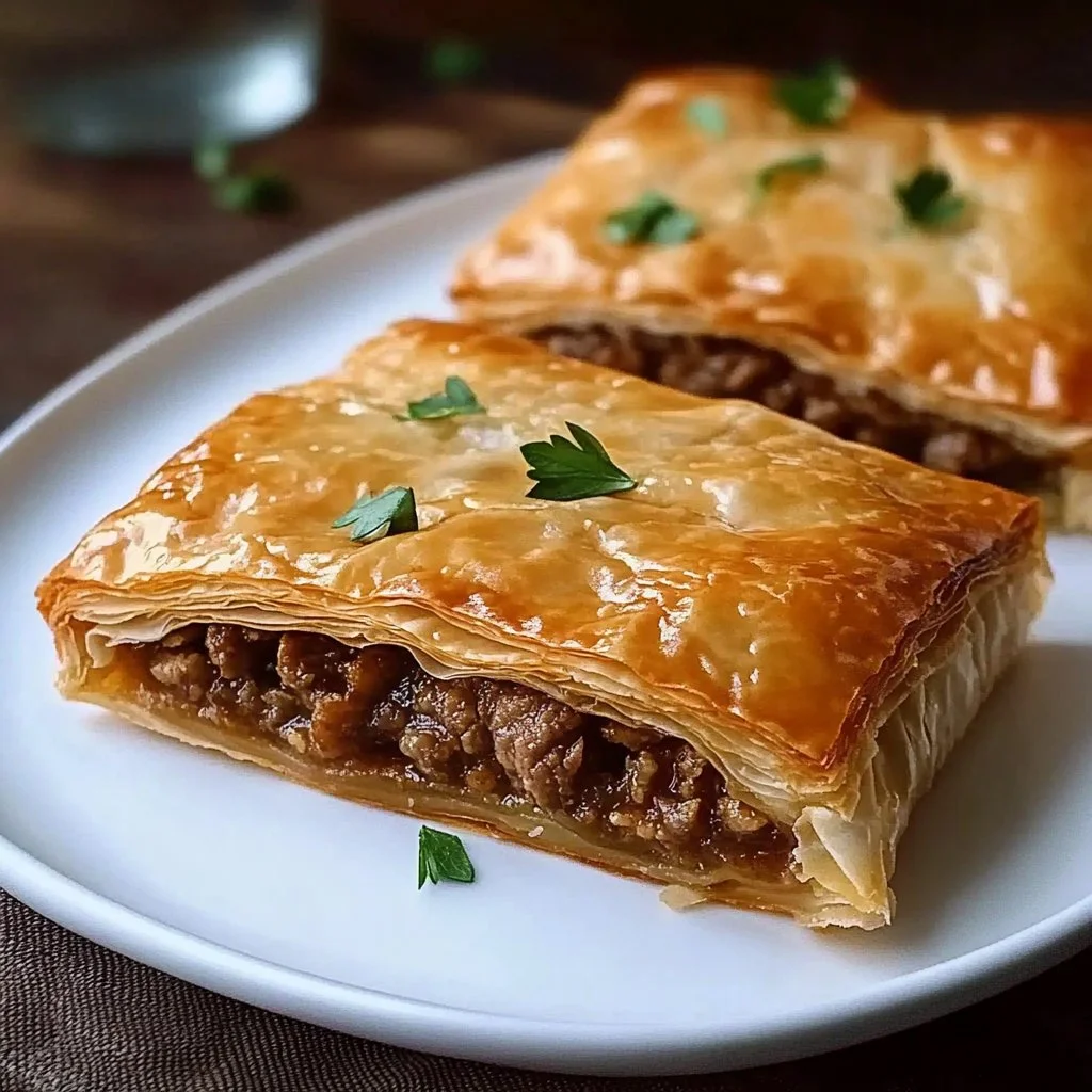Lamb or Beef Phyllo Pie