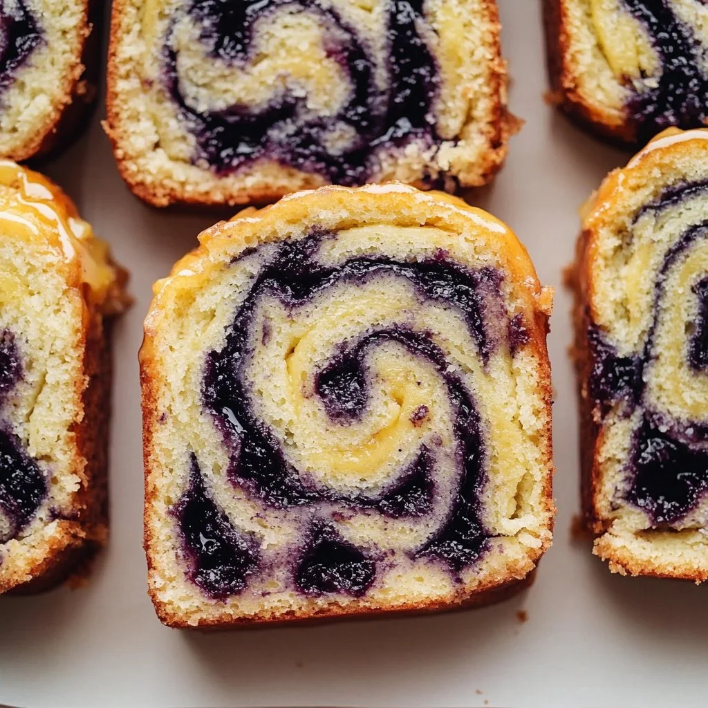 Lemon Blueberry Babka