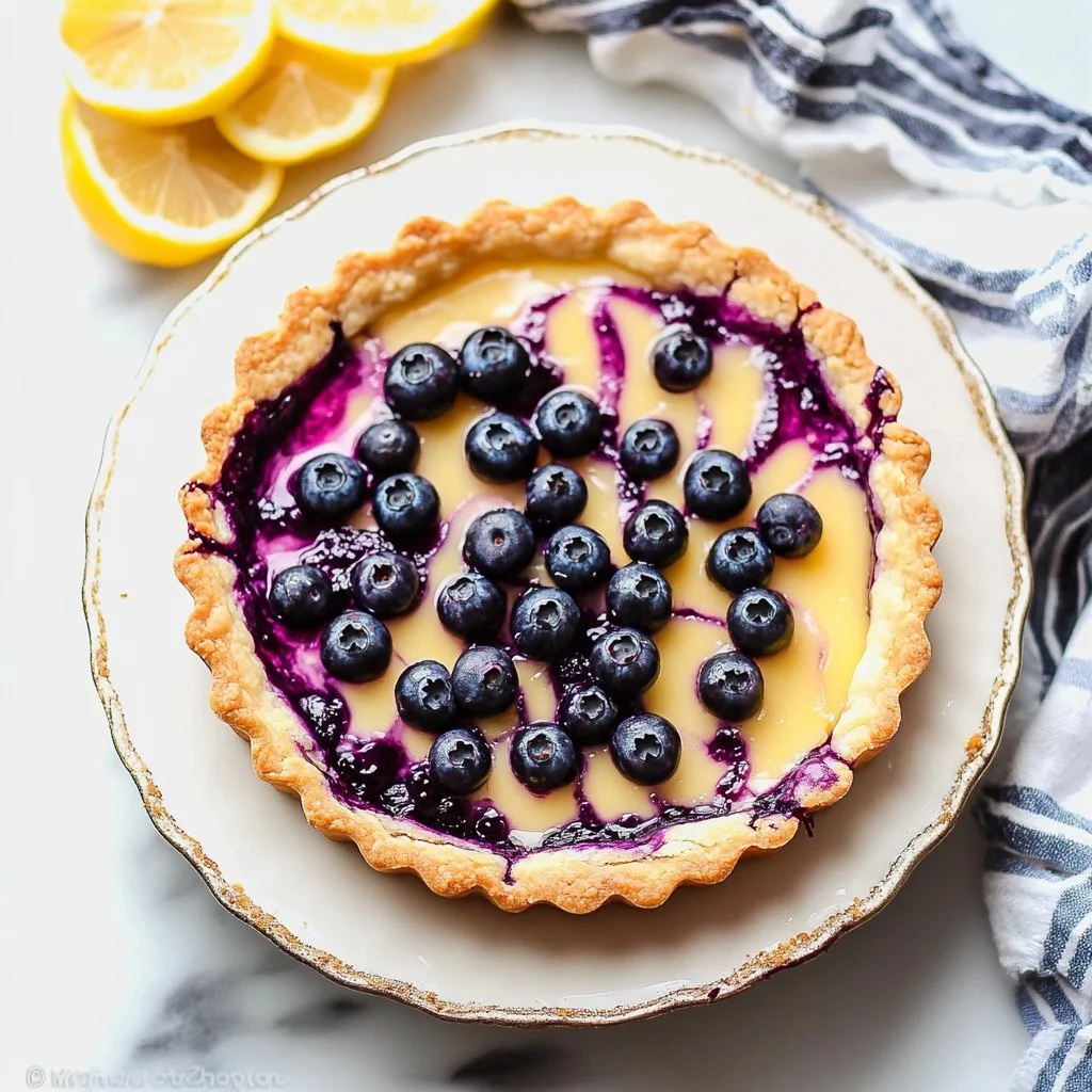 Lemon Blueberry Tart