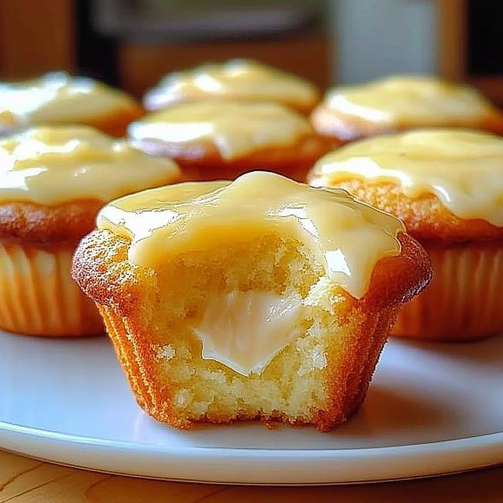 Lemon Cream Cheese Muffins
