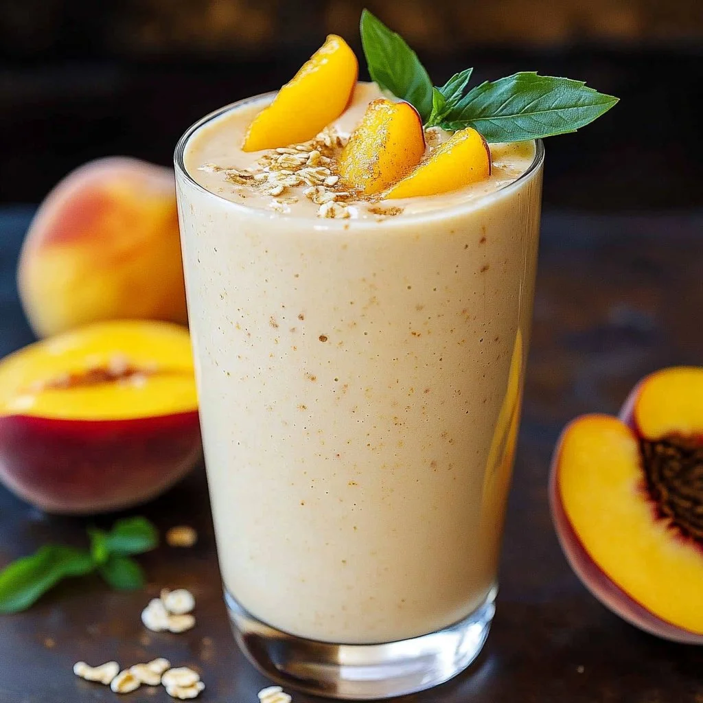Peach Cobbler Smoothie