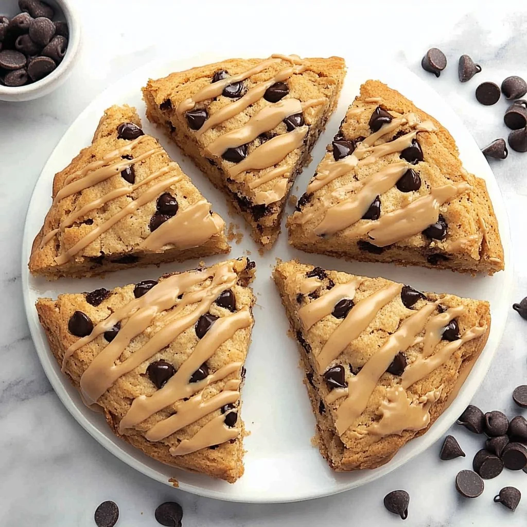 Peanut Butter Chocolate Chip Scones