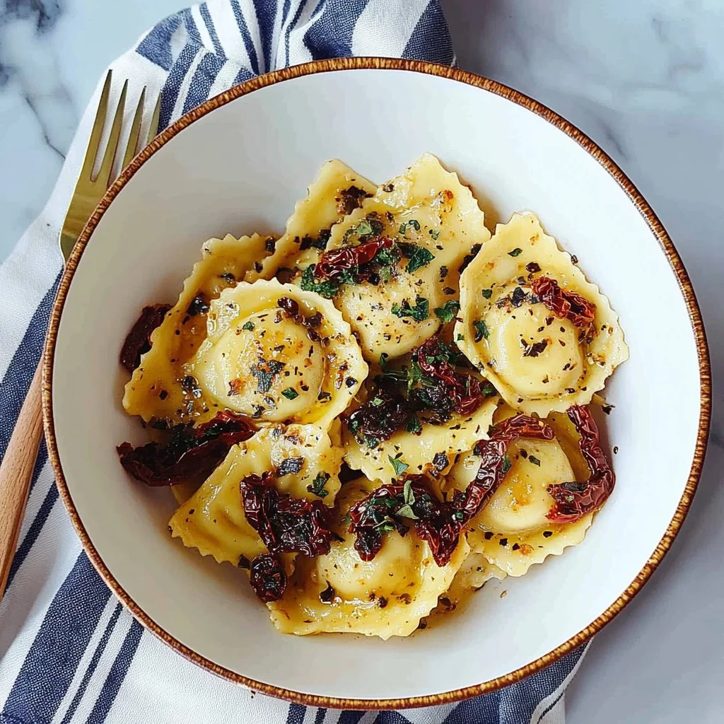 Ravioli with Sun-Dried Tomatoes