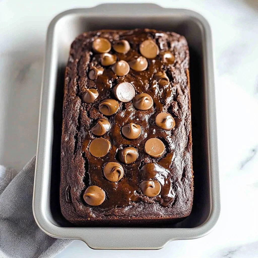 Triple Chocolate Banana Bread