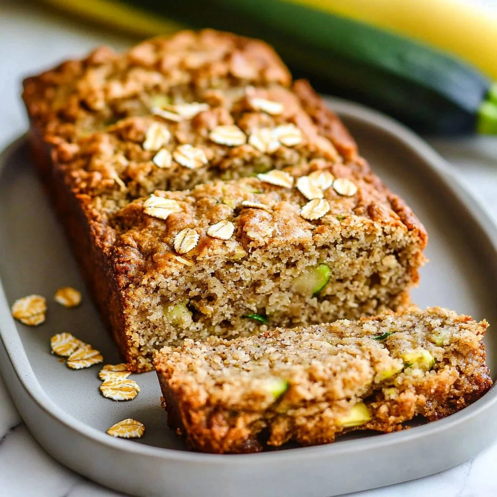 Zucchini Banana Oat Bars