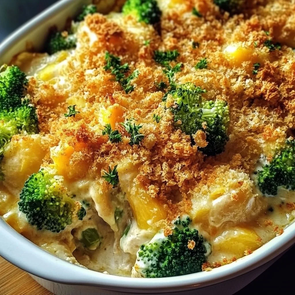 Baked Potato Chicken and Broccoli Casserole