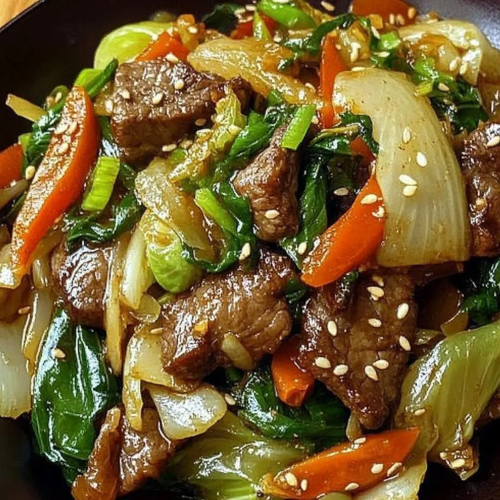Beef and Cabbage Stir Fry