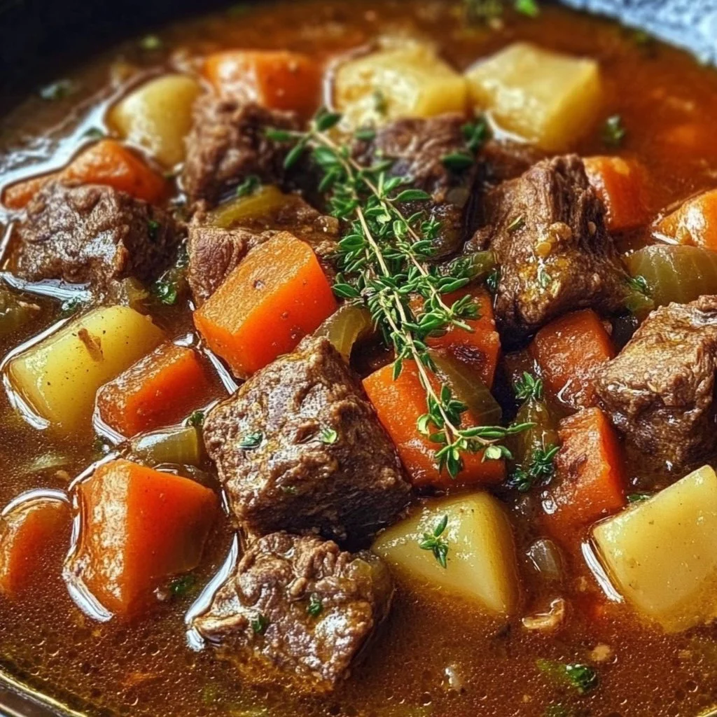 Hearty Traditional Irish Stew Soup
