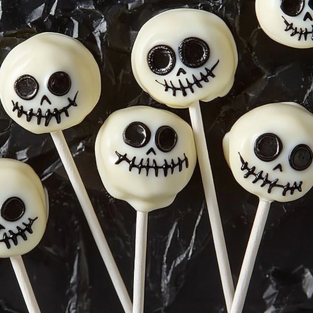 Jack Skellington Oreo Pops