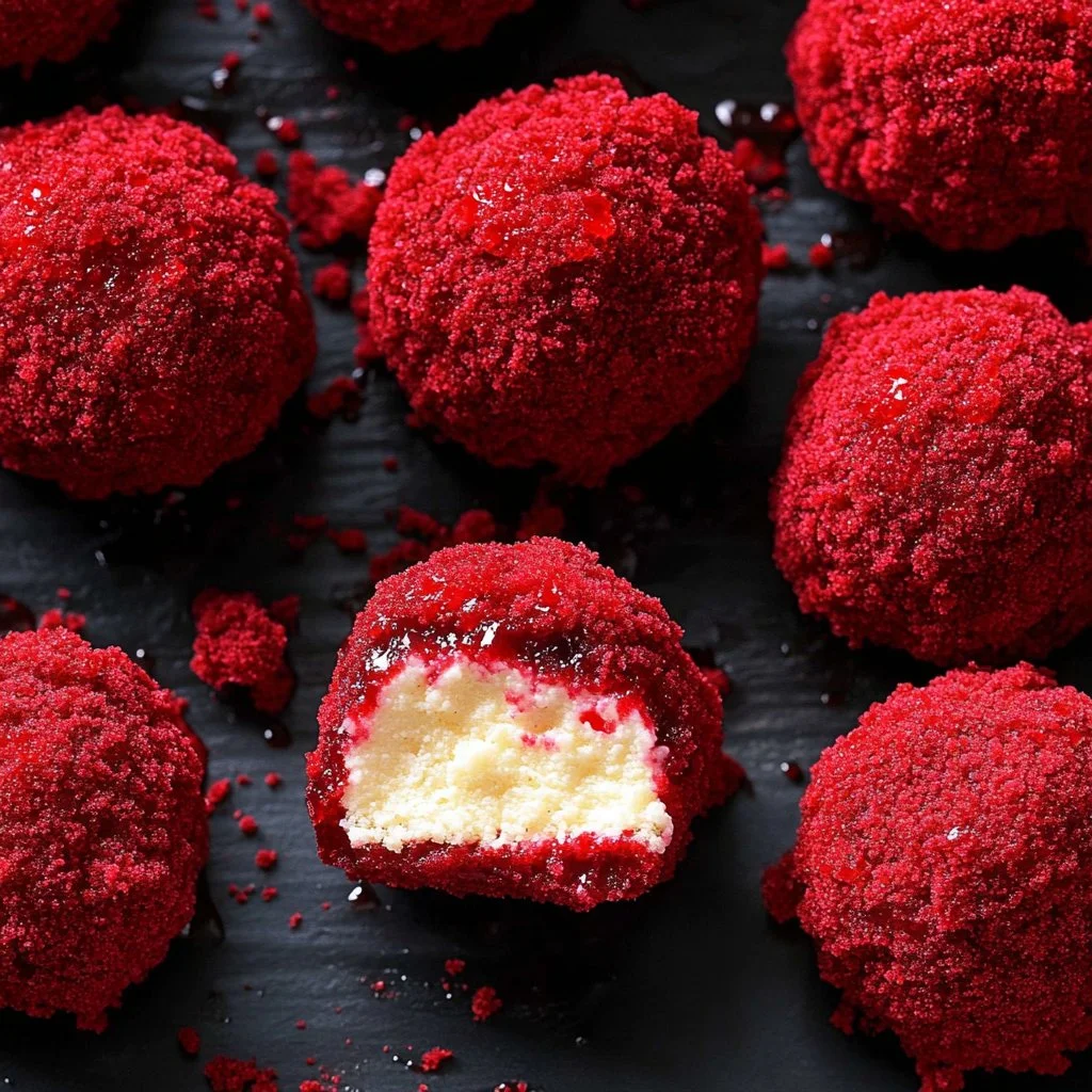 Red Velvet Cheesecake Bites
