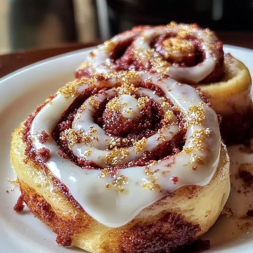 Red Velvet Cinnamon Rolls
