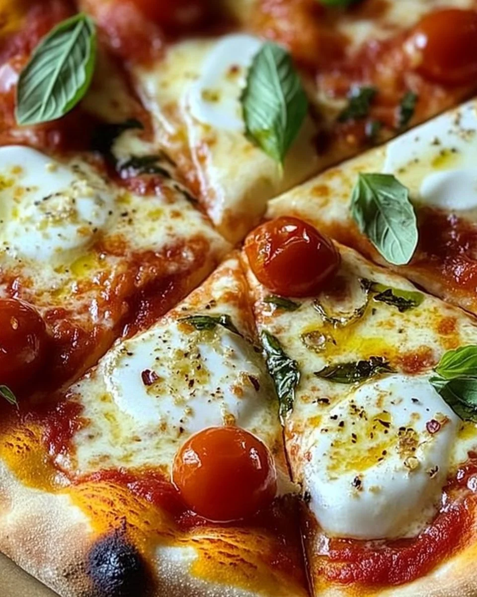 Wood-Fired Neapolitan Pizza with Fresh Mozzarella