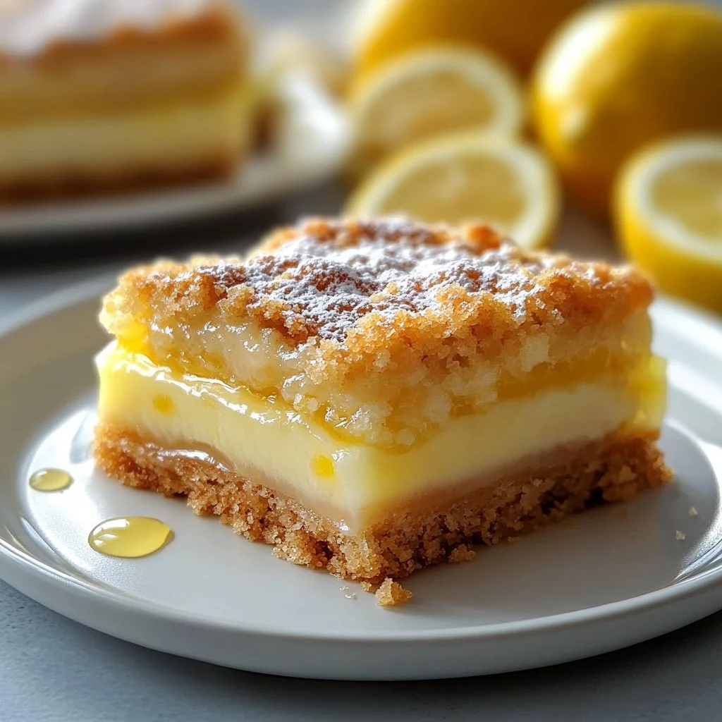 4 Ingredient Lemon Cream Cheese Dump Cake