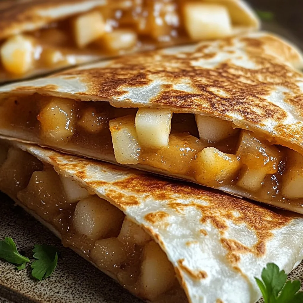 Apple Cinnamon Breakfast Quesadillas
