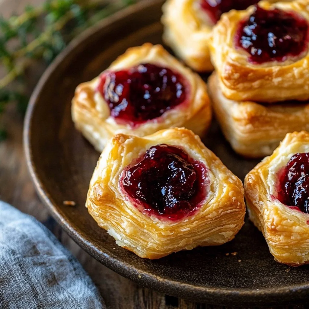 Baked Cranberry Brie Bites