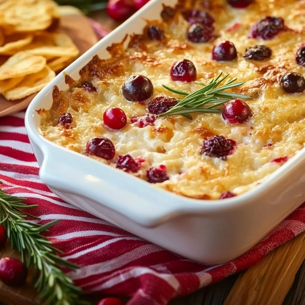 Best Baked Cranberry Cream Cheese Dip
