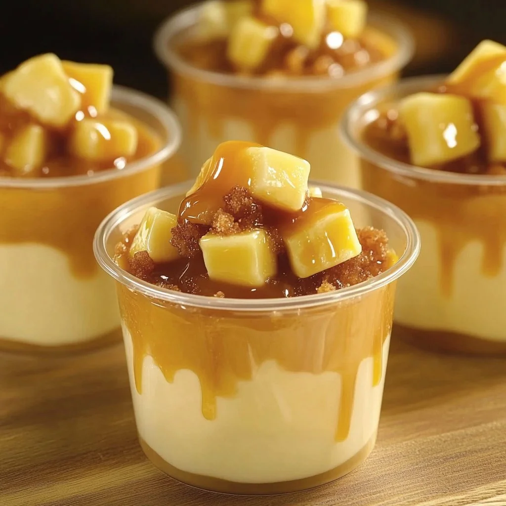 Caramel Apple Dessert Cups