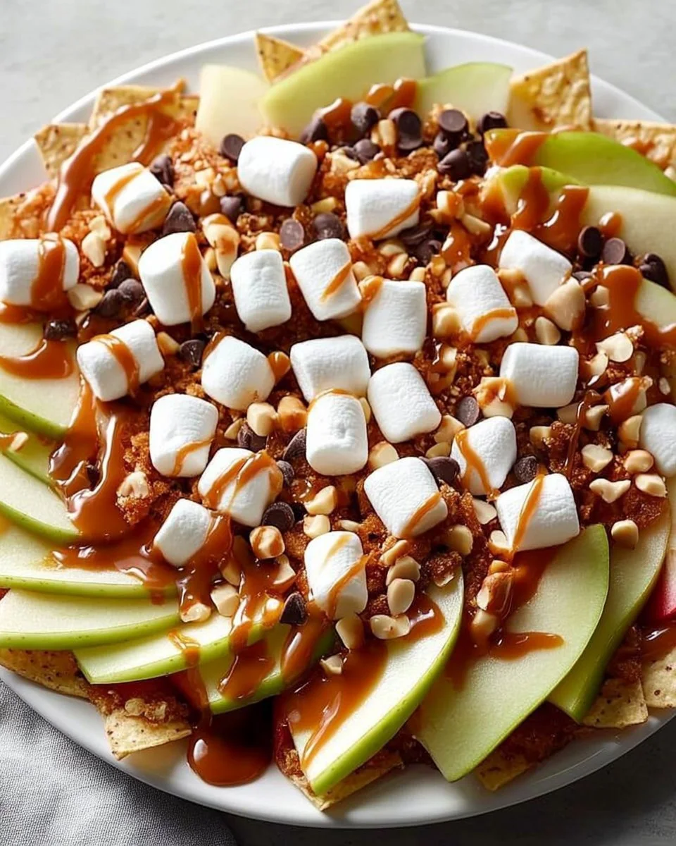 Caramel Apple Nachos
