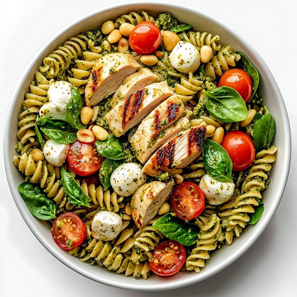 Chicken Pesto Pasta Salad