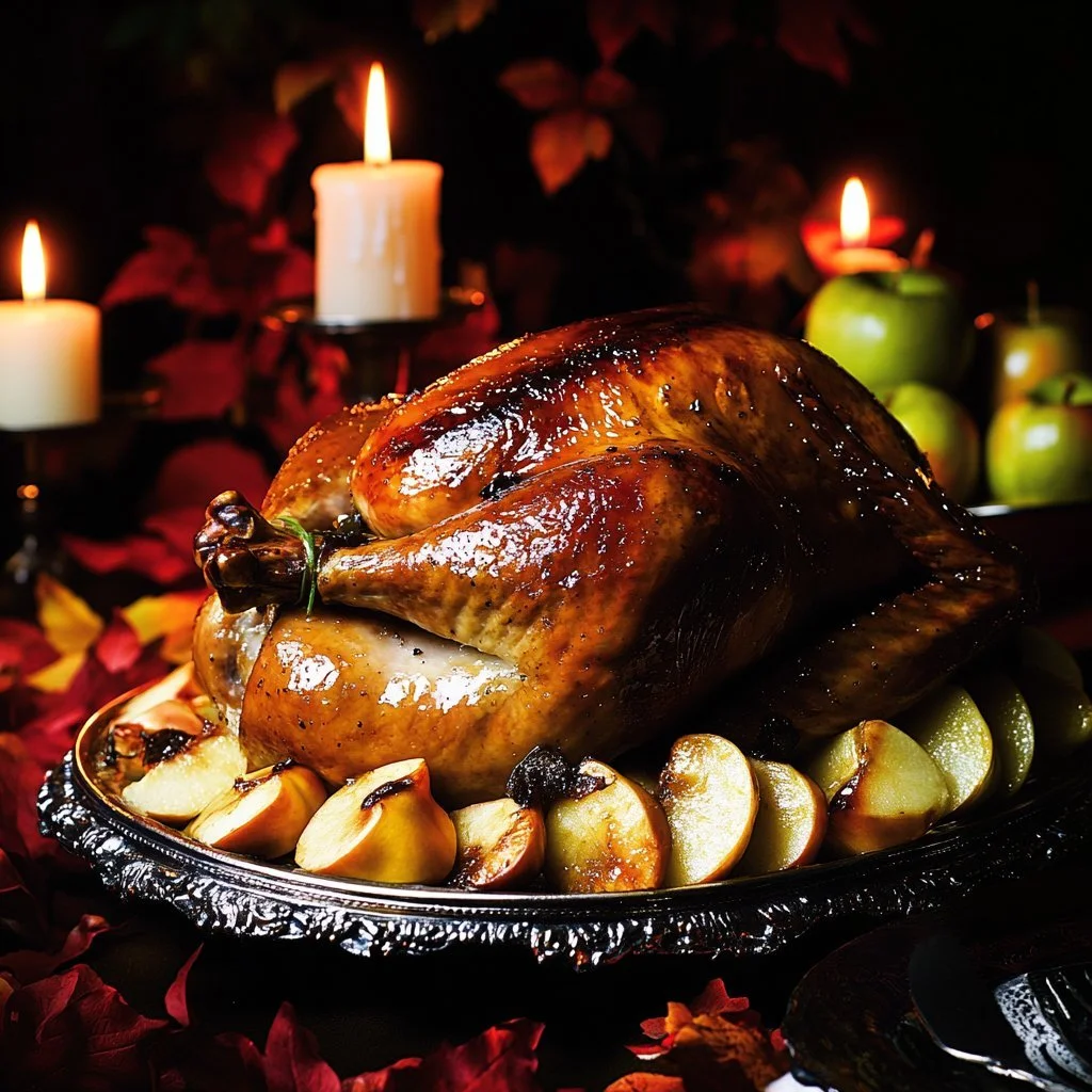 Cider Brined Roast Chicken