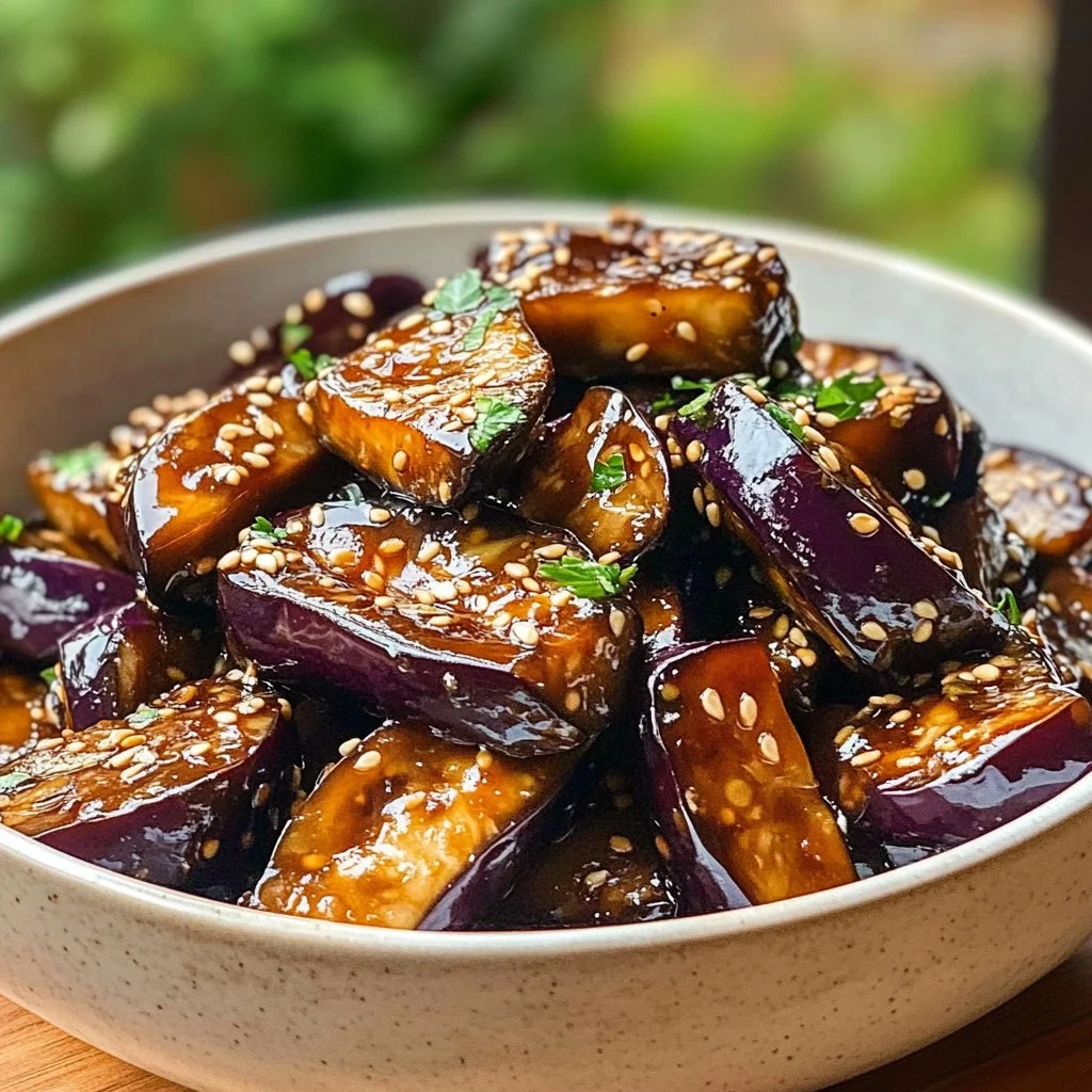 Irresistible Sticky Garlic Eggplant Recipe to Savor