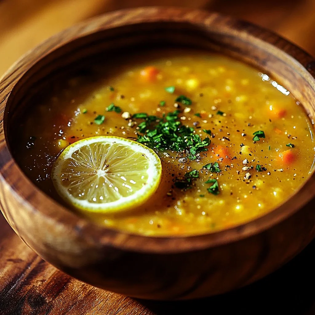 Lemon Lentil Soup – Cozy, Zesty, and Easy