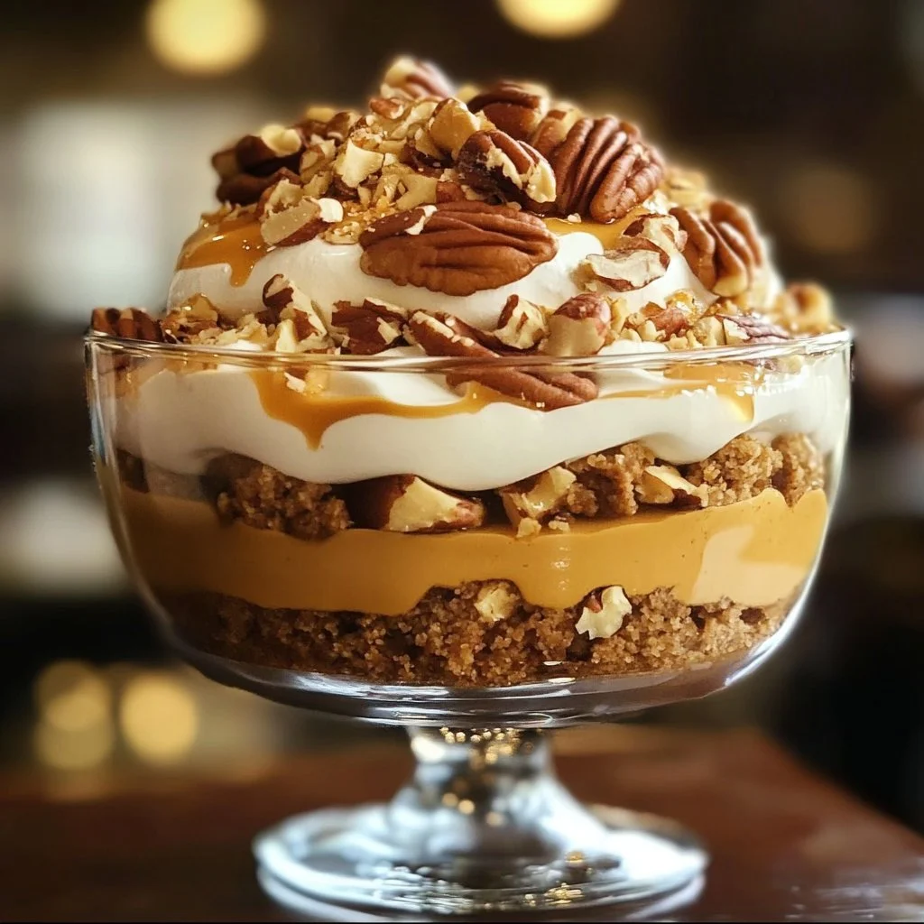 Maple Pecan & Pumpkin Cheesecake Trifle