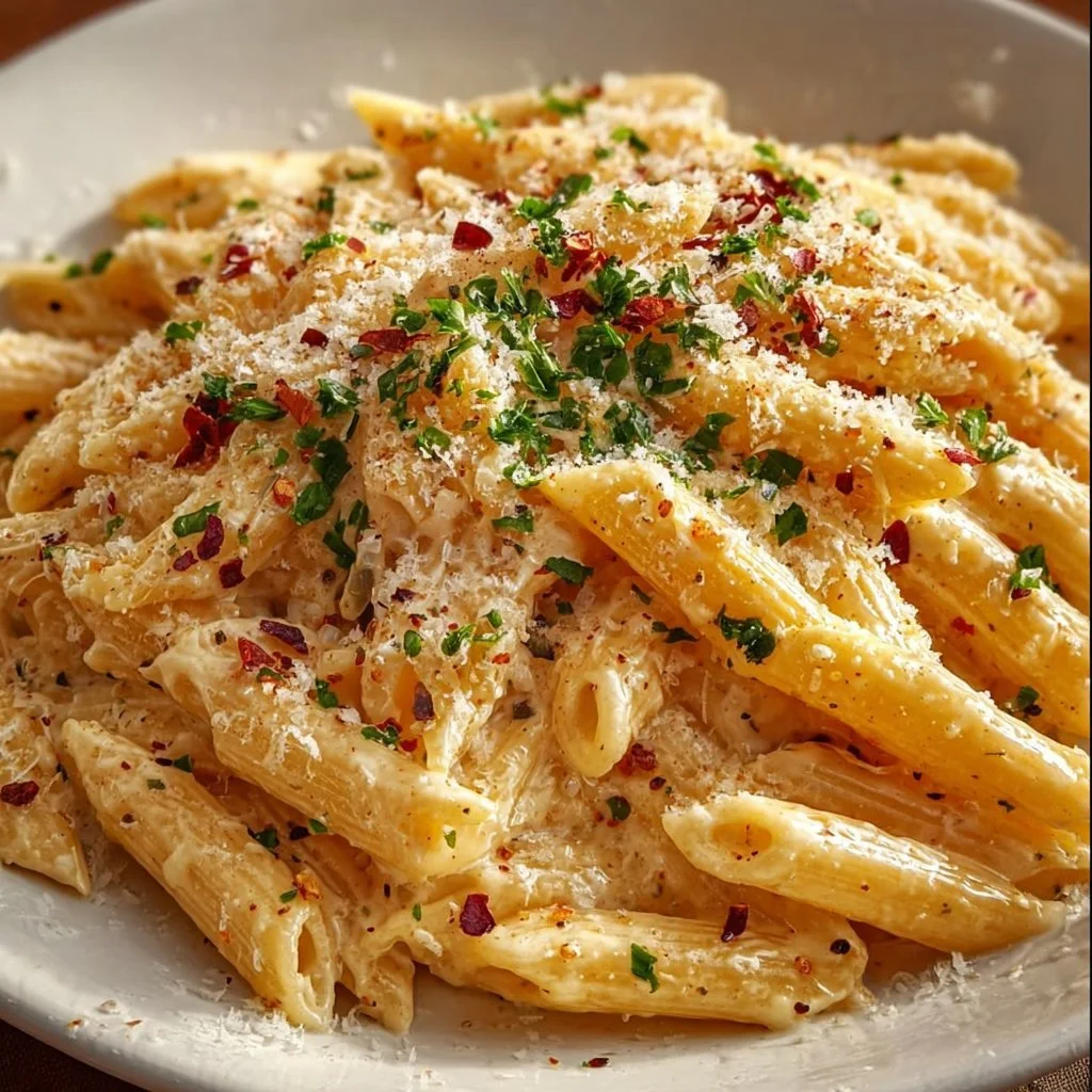 One Pot Creamy Garlic Pasta