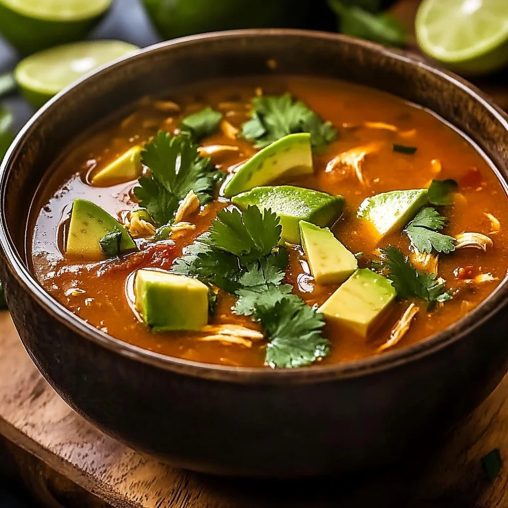 Poblano Chicken Tortilla Soup