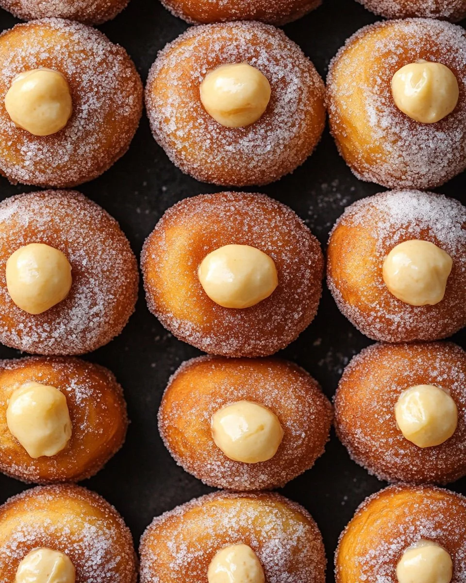 Pumpkin Cheesecake Brioche Doughnuts