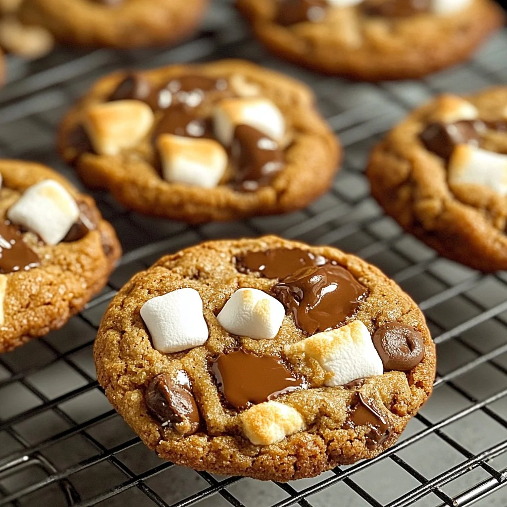 Pumpkin S’mores Cookies