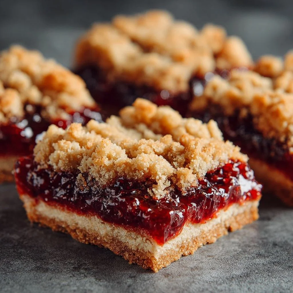 Sourdough Breakfast Bars with Jam